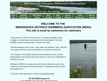 Tablet Screenshot of minnewaskaswimmers.org
